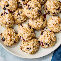 Lemon-blueberry Muffin Cookies