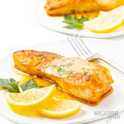 Halibut Recipe (with Lemon Butter Sauce)
