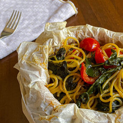 Spaghetti al cartoccio