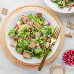 Fattoush Salad With Creamy Sumac Dressing