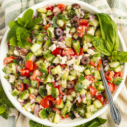 Mediterranean Cucumber Salad