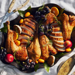 Sesame-ginger Spatchcocked Turkey
